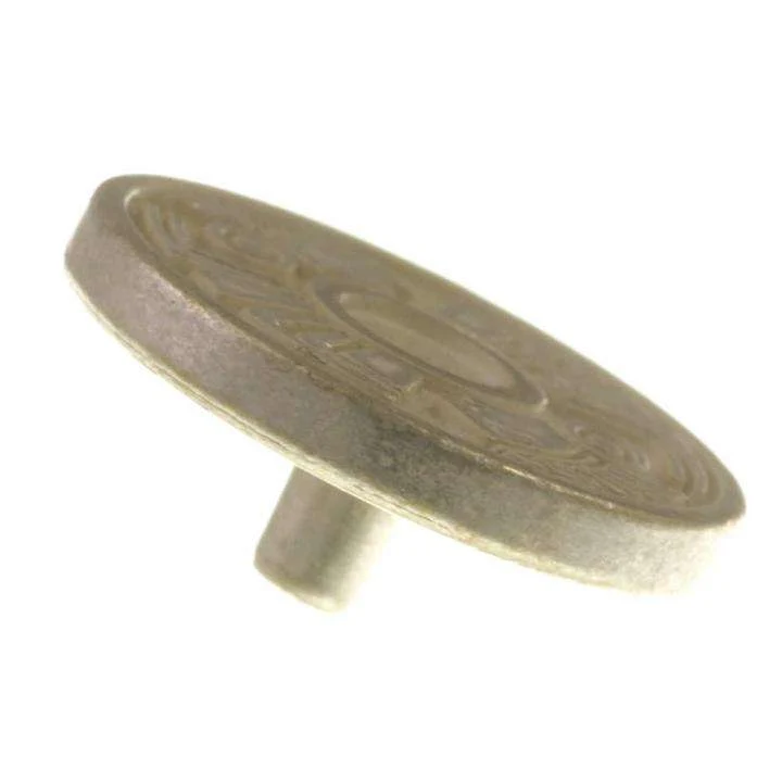 Druckknopf Ethno-Muster Gold Silber – Metallknopf NK-56