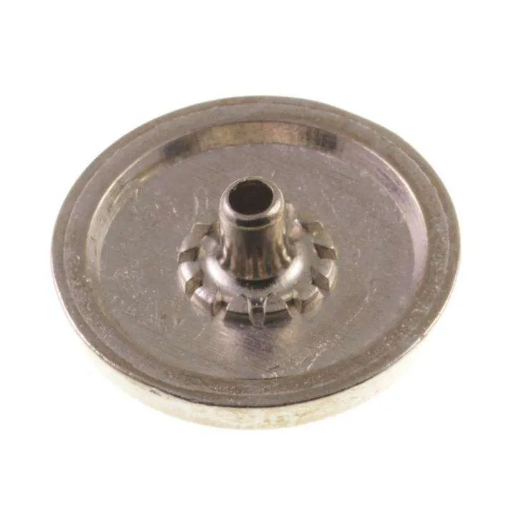 Druckknopf Strassstein Grün 18 mm – Metalldruckknopf NK-63