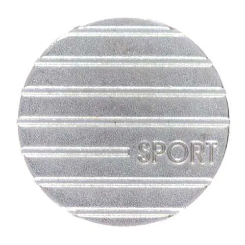 Druckknopf Sport Silber 18 mm – Metallknopf NK-166