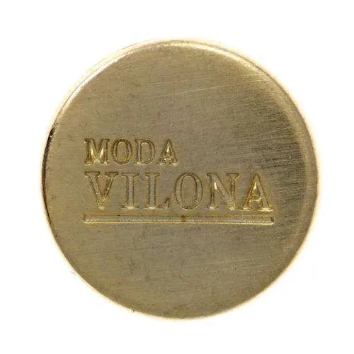 Druckknopf Moda Vilona Goldfarben 15 mm – Metalldruckknopf NK-92