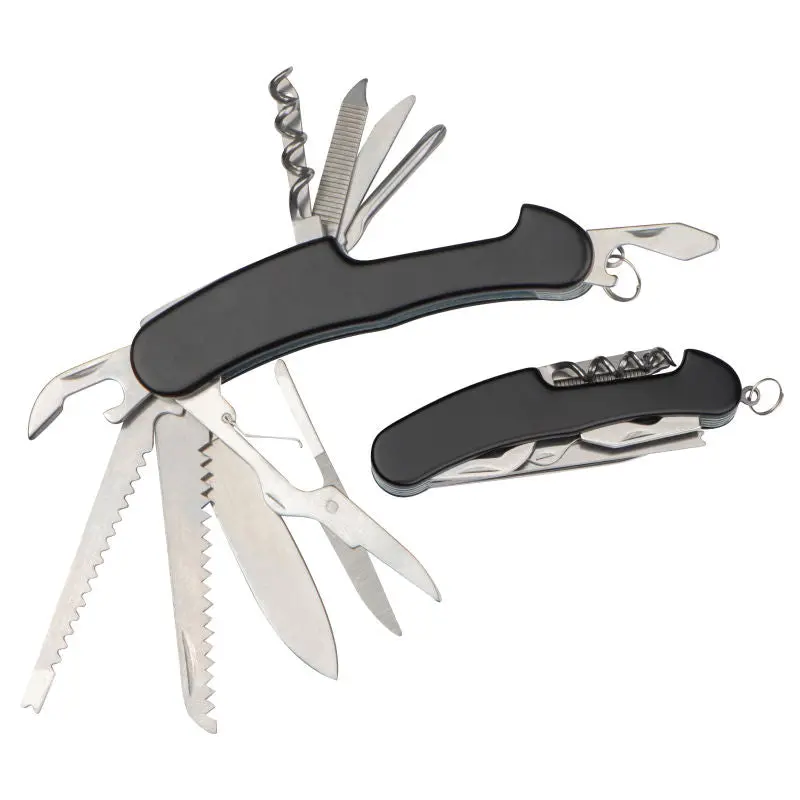 Schwarzes Taschenmesser Springfield - Kompaktes Klappmesser für Outdoor und Alltag