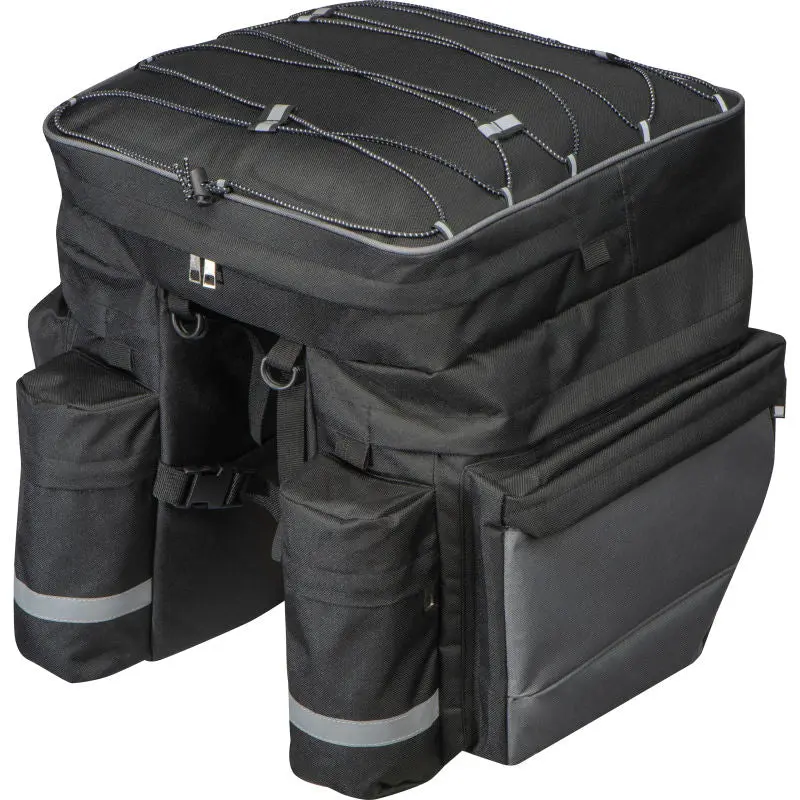 Fahrradtasche Plymouth - schwarz Wasserdichte, multifunktionale Gepäckträgertasche