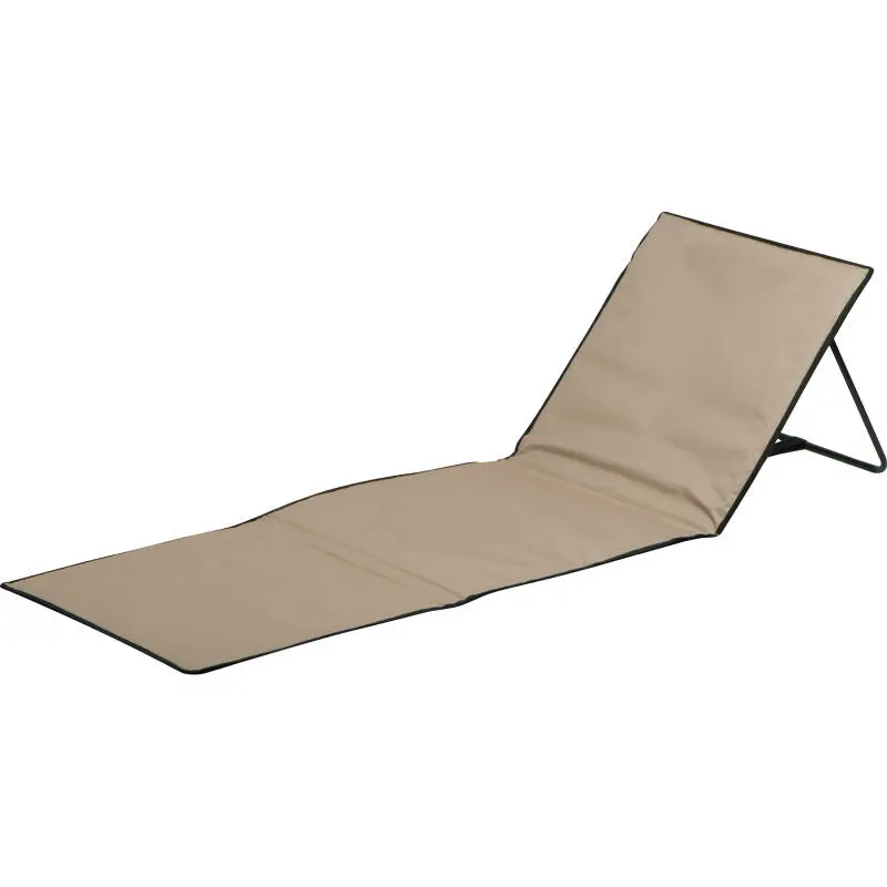 Strandmatte Valladolid - Beige, Faltbare und Leichte Strandunterlage, Komfortables Outdoor-Zubehör