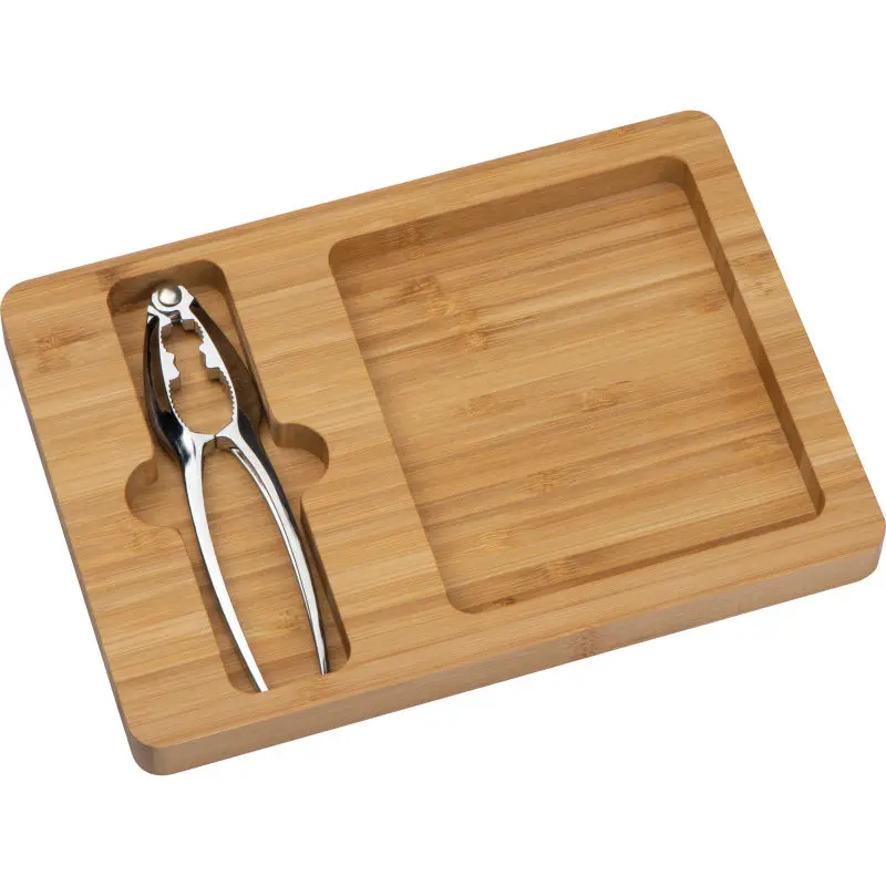 Vienna Bambus Schalen-Set mit Nussknacker - Natürlich Beige