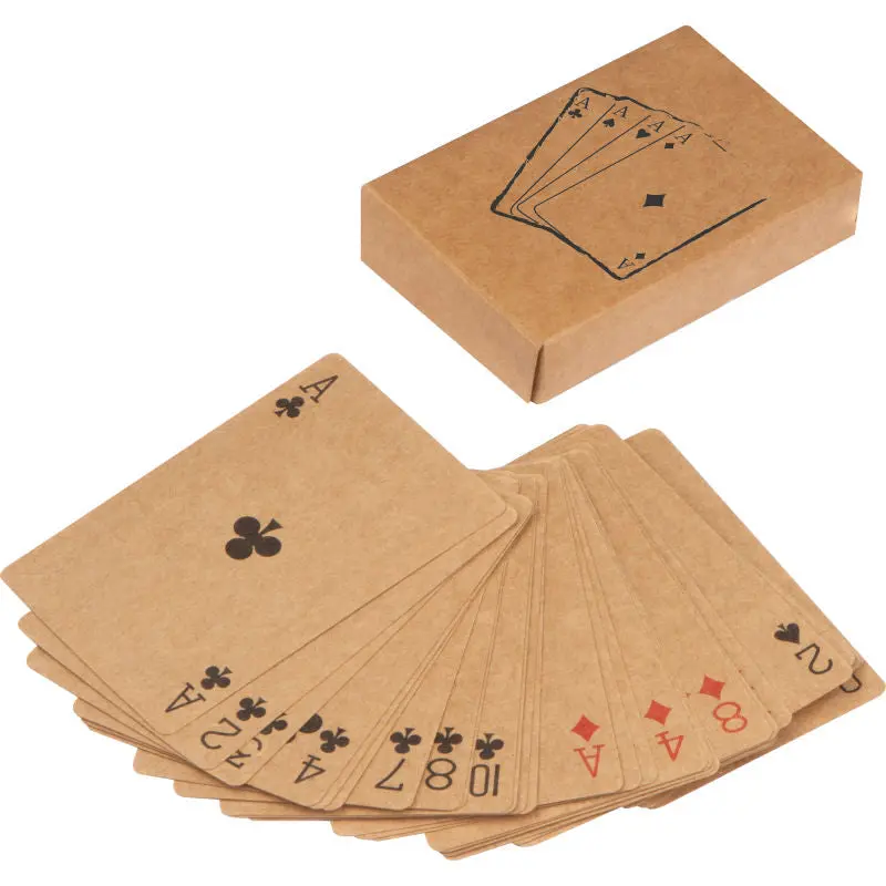Newcastle Spielkarten in Beige - Elegantes Kartenset für stilvolle Spielabende