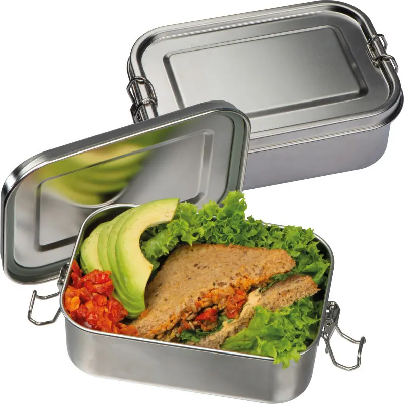 Sint-Truiden Lunchbox in Silver Grey - Sleek, Lightweight, Durable Food Storage Solution