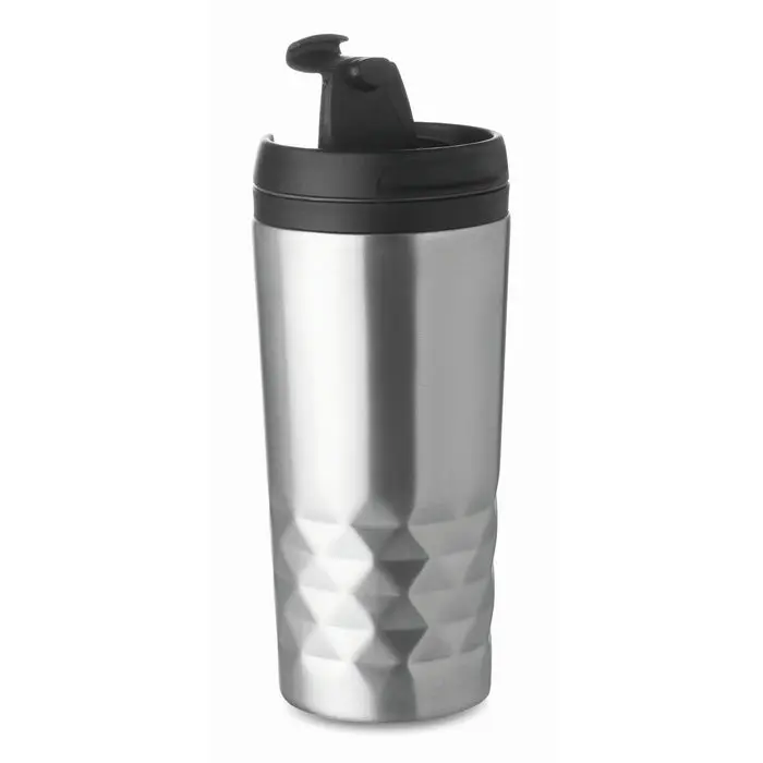 TAMPAS Edelstahl Trinkbecher 280 ml – Mattsilberner Becher für den Alltag