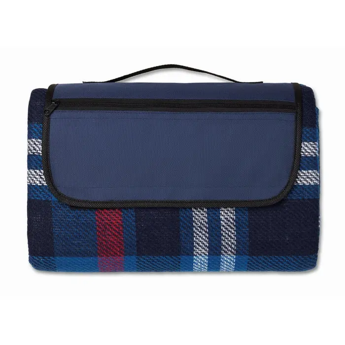 CENTRAL PARK Blaue Picknickdecke - Robust & Wasserabweisend