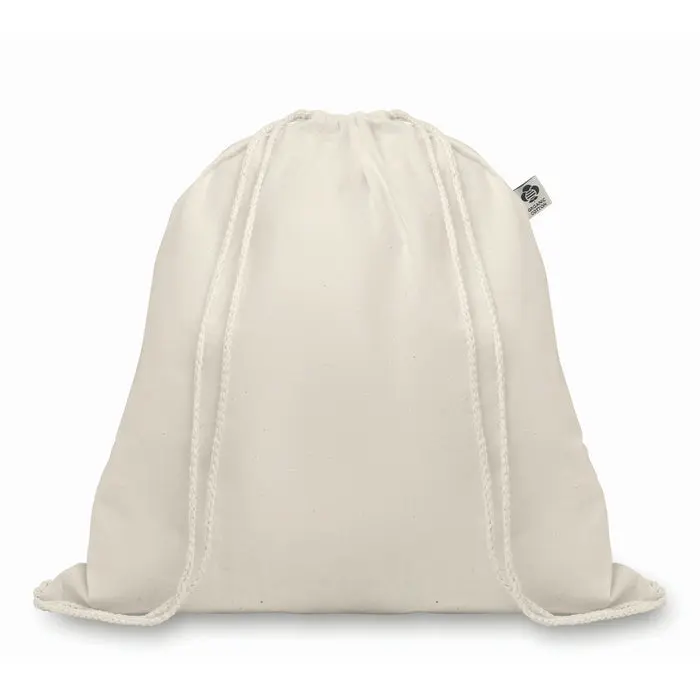 Öko-Freundlicher ORGANIC HUNDRED Kordelzugbeutel - Beige