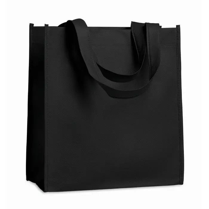 Schwarze Non Woven Shopping Tasche APO BAG – Robust, vielseitig, umweltfreundlich, stilvoll