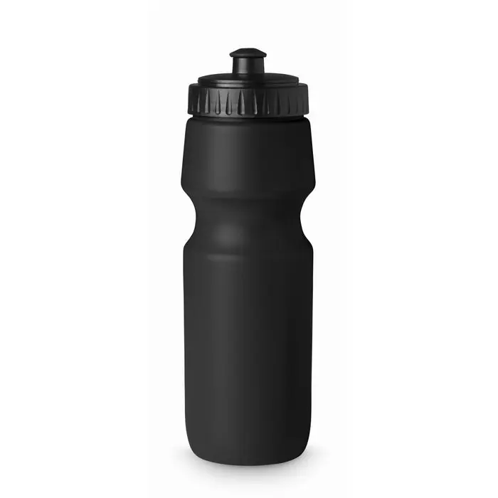 SPOT SEVEN Schwarze PE Trinkflasche 700ml - Robust für den aktiven Alltag