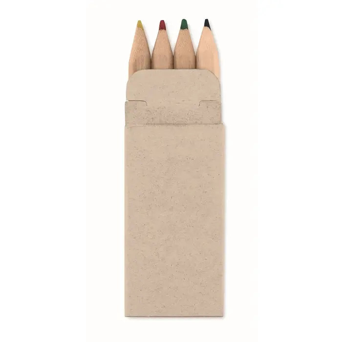 PETIT ABIGAIL Mini Buntstifte-Set, Beige, Kompakt & Farbenfroh