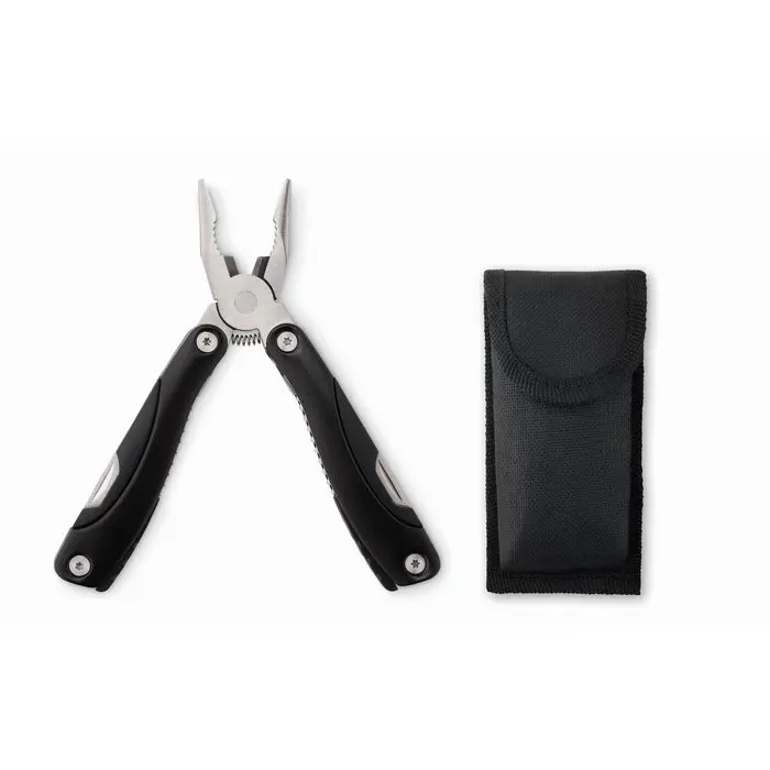 ALOQUIN Vielseitiges Allzweckmesser in Schwarz - Ideal für Camping & Outdoor