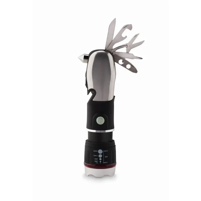 HAMLIGHT Schwarzes All-in-One Werkzeug - Vielseitig für Outdoor & Heimwerken