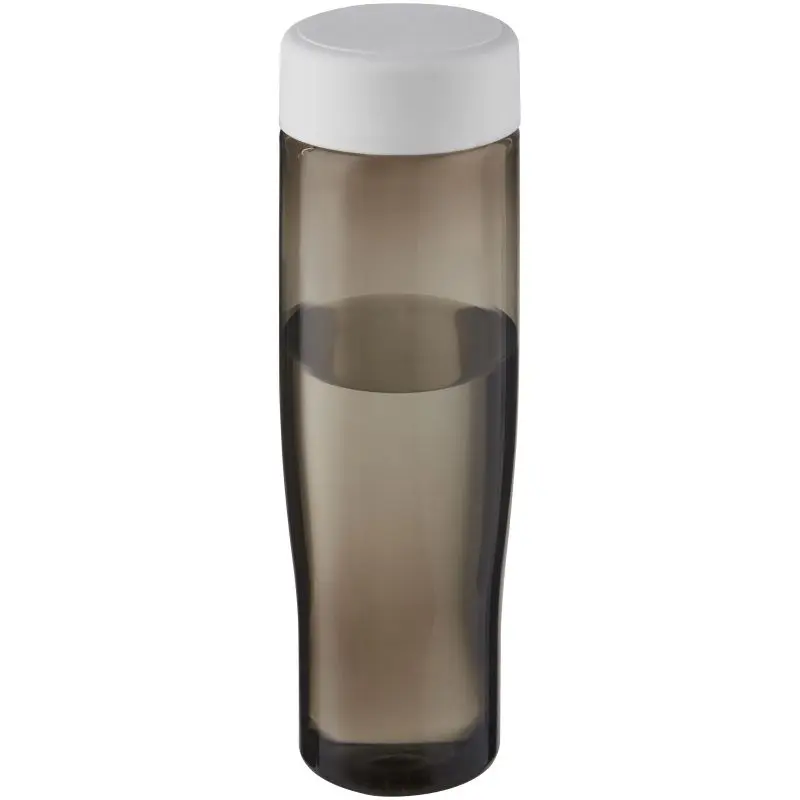H2O Active Eco Tempo 700ml, Wasserflasche mit Drehdeckel - Weiß/Kohle