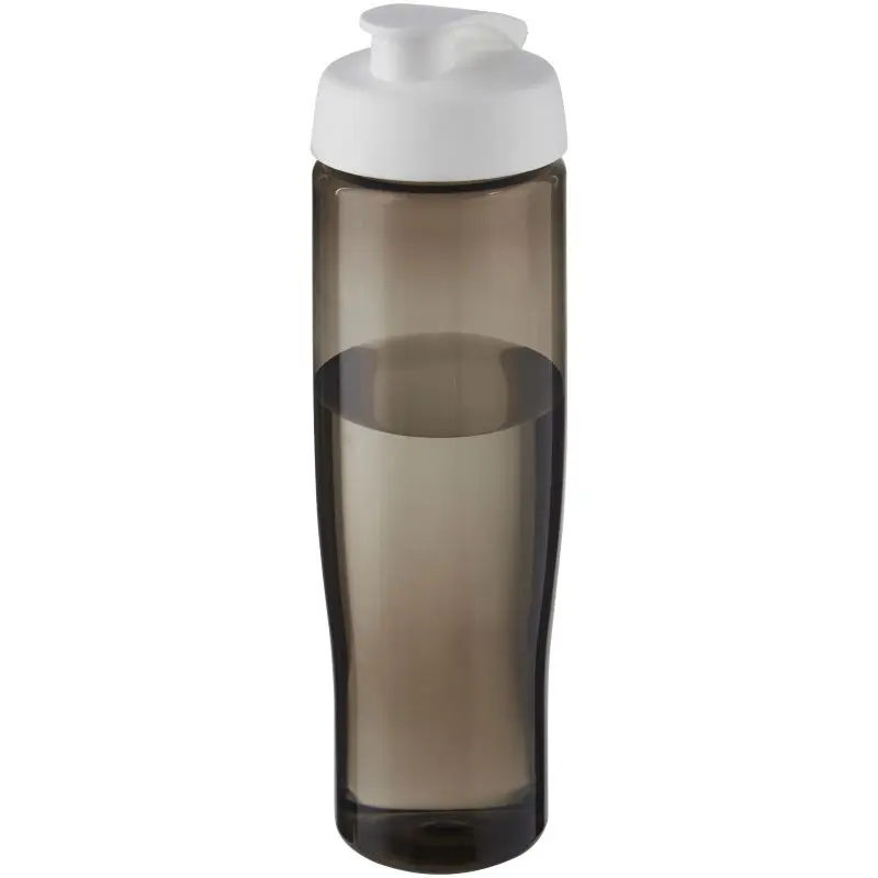 H2O Active Eco Tempo 700ml, Sportflasche mit Klappdeckel - Weiß/Kohle