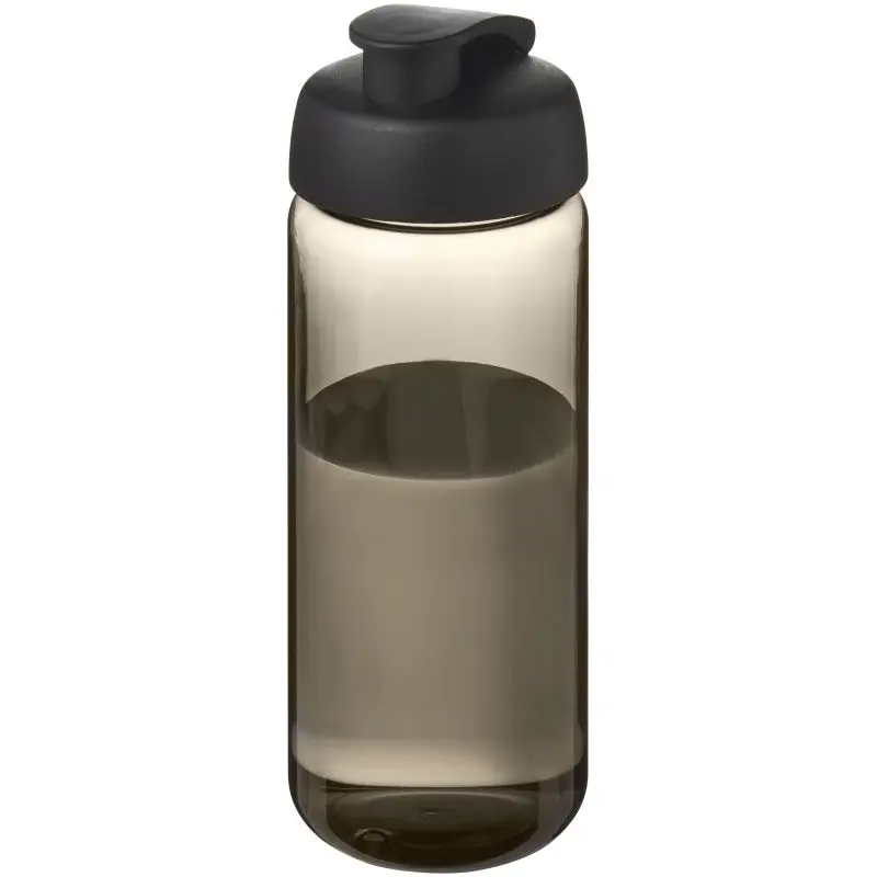 H2O Active Octave Tritan™ 600ml Sportflasche mit Klappdeckel - Kohle/Schwarz