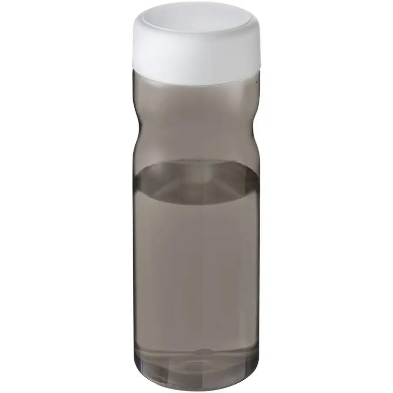 H2O Active Base Tritan™ 650ml Sportflasche, Drehdeckel - Kohle/Weiß