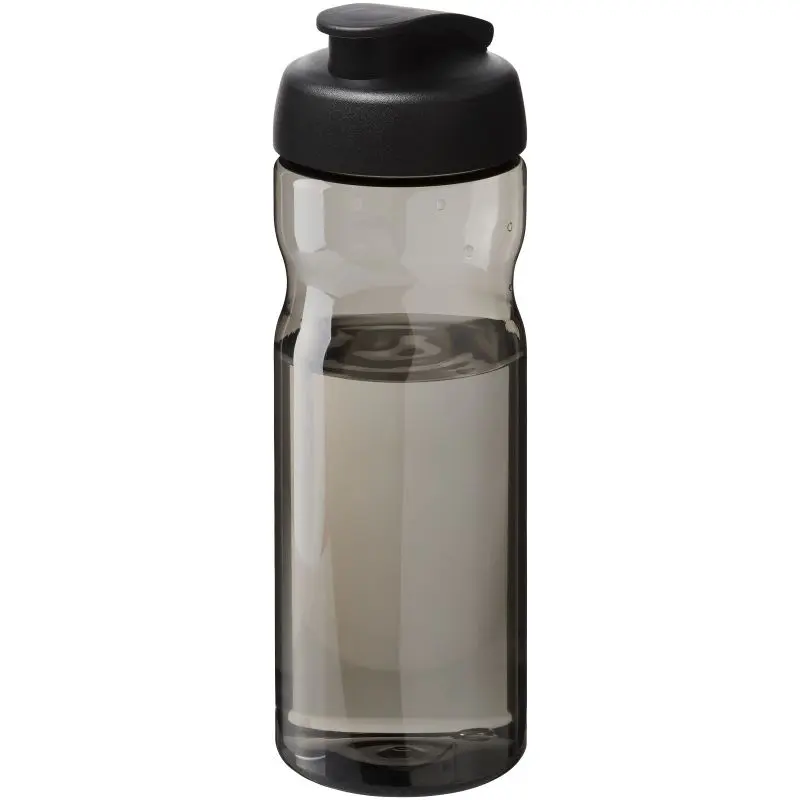 H2O Active Base Tritan™ 650ml, Sportflasche mit Klappdeckel - Kohle/Schwarz