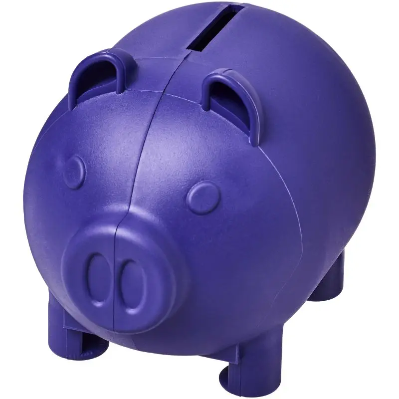 Oink Mini-Sparschwein - lila, kleines Sparschwein für Kinder und Erwachsene