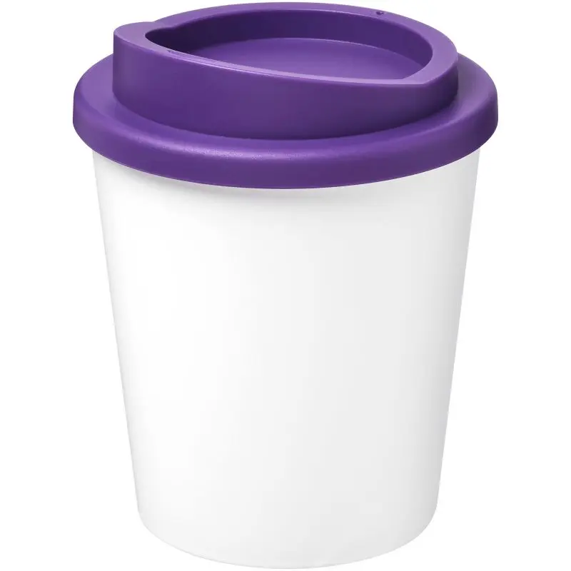 Americano Espresso 250 ml Isolierbecher – Weiß und Lila, stilvoller Thermobecher