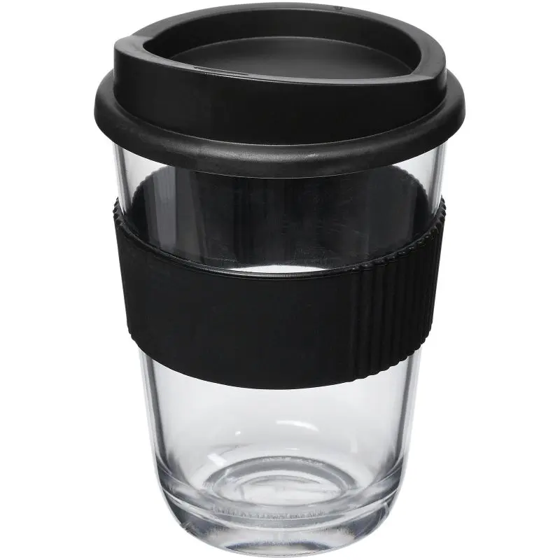 Americano Cortado 300 ml Becher mit Griff - Schwarz - Doppelwandiger Thermobecher - Robust und Stilvoll