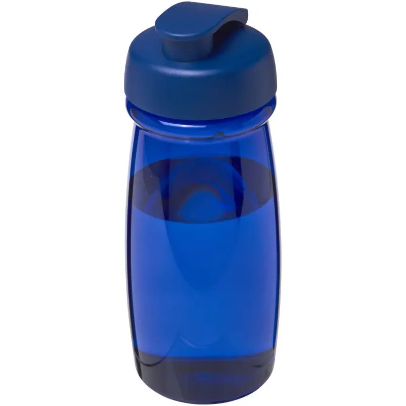 H2O Active Pulse 600 ml, Blau, Sportflasche mit Praktischem Klappdeckel