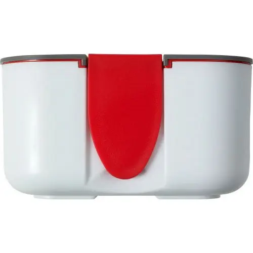 Veronica Silicone and Plastic Bread Box 850ml in Red - Flexible, Durable, Compact Storage