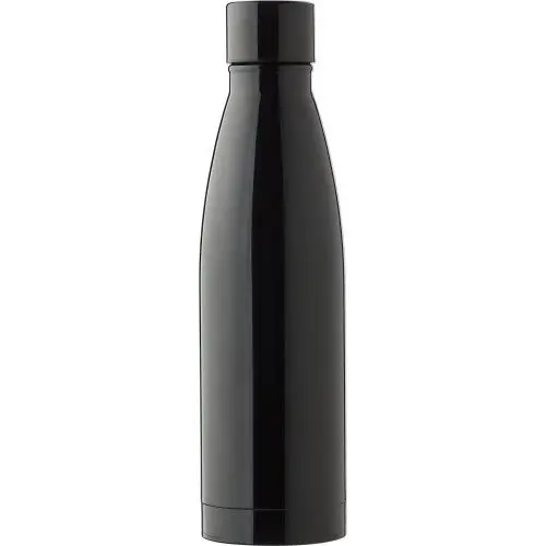 Marcelino Doppelwandige Edelstahlflasche, 750ml, Tiefschwarz