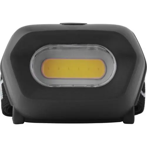 Azalia Polyester-Kopfleuchte – Flexibles Stirnlicht, Schwarz