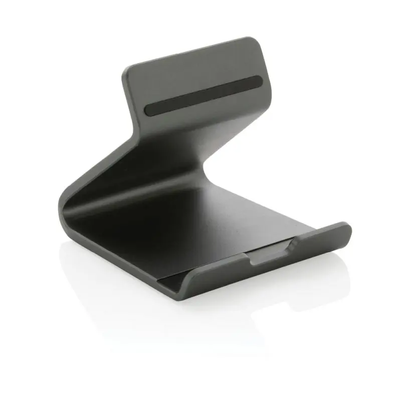 Terra Tablet- und Telefonständer aus RSC recyceltem Aluminium in Grau - Nachhaltig und Robust