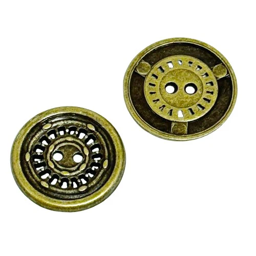 Metallknopf Muster Messing – Trachtenknopf MK-11