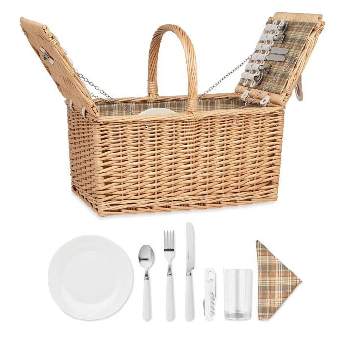 Weidenpicknickkorb 4 Personen