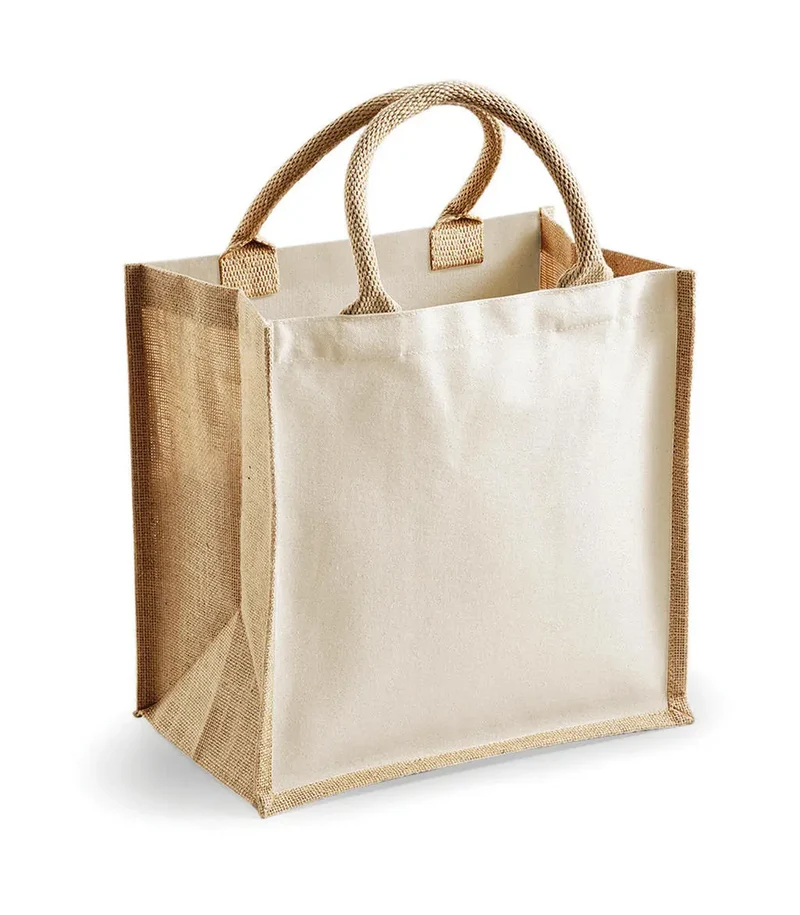 Drucker Midi Jutetasche