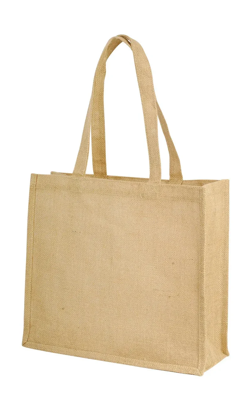 Calcutta Jute-Tasche mit langen Griffen