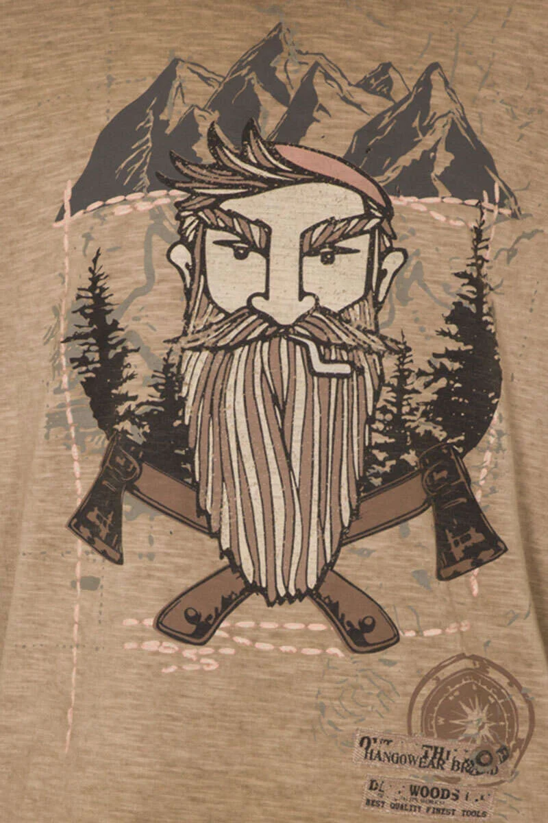 Herren T-Shirt 'Alm-Öhi'