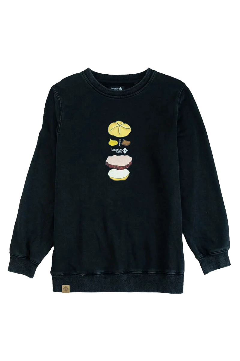 Herren Sweater 'Bavarian Burger'