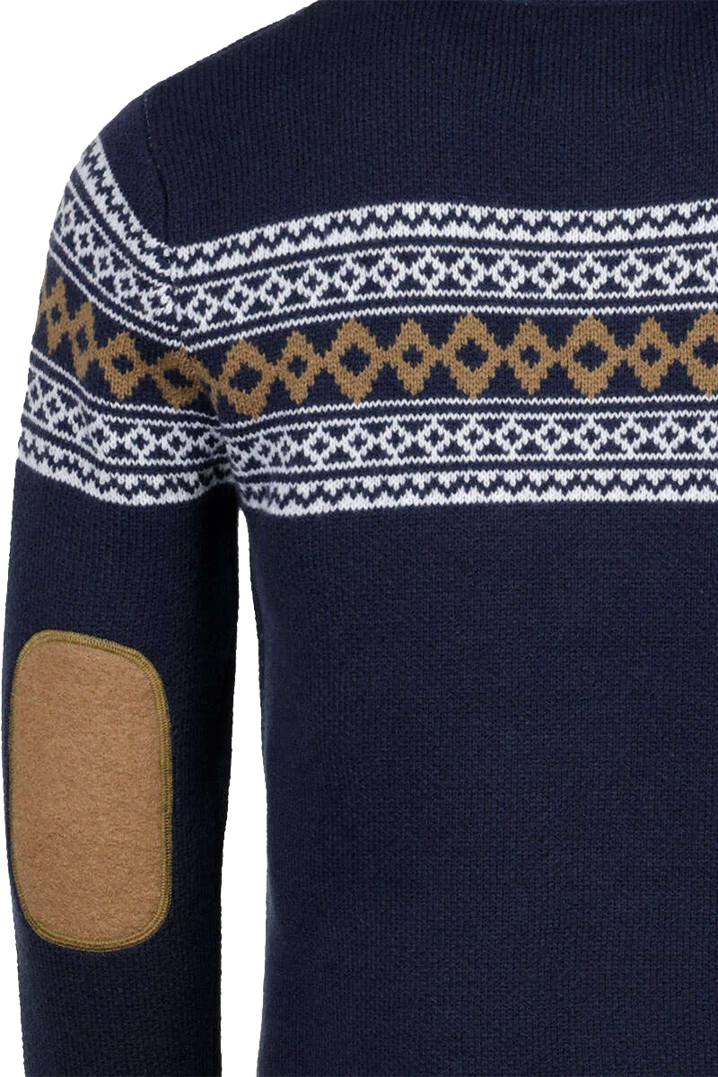 Herren Strickjacke mit Norwegermuster