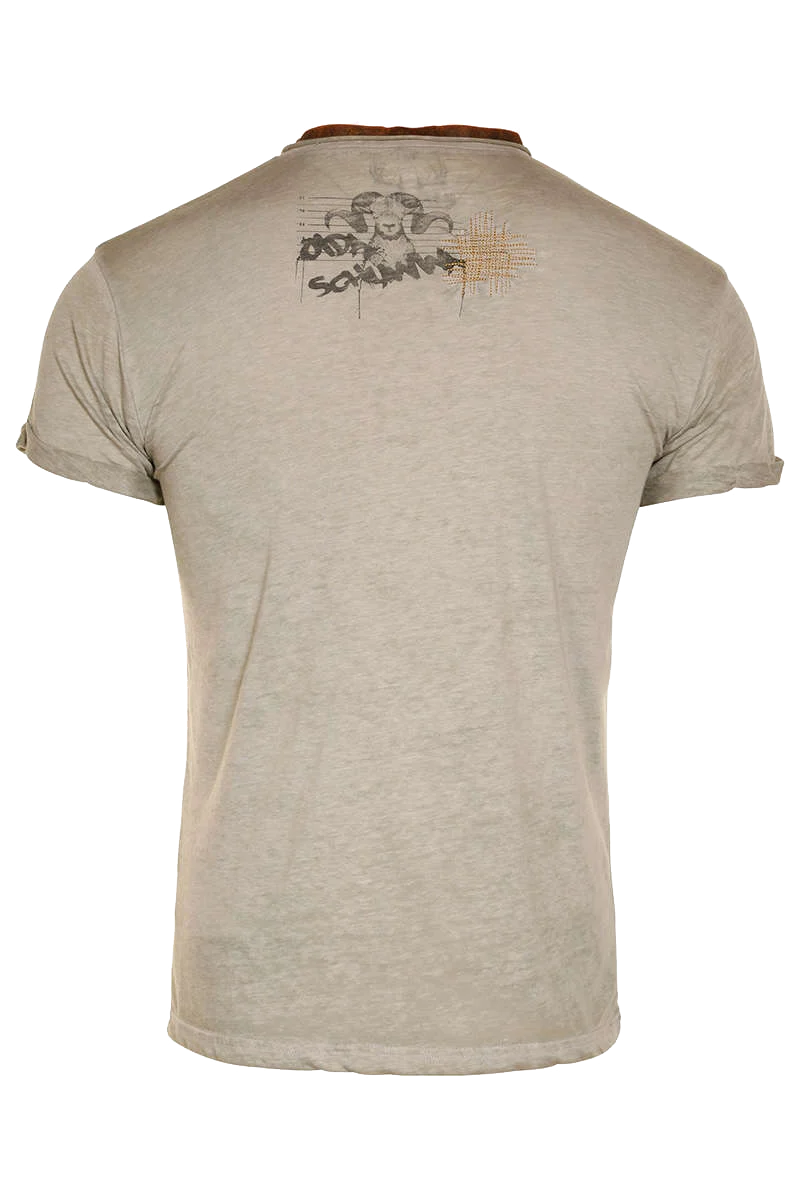 Herren Trachten T-Shirt 'Oida Schlawina'