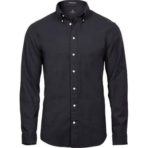 Herren Perfektes Oxford-Langarmhemd