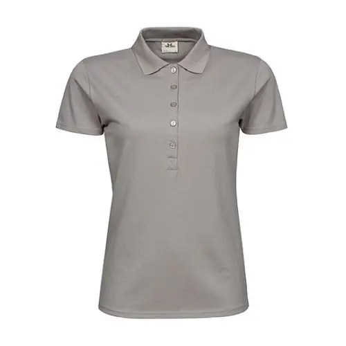 Damen Luxus Stretch-Poloshirt - Flexibel und Modisch