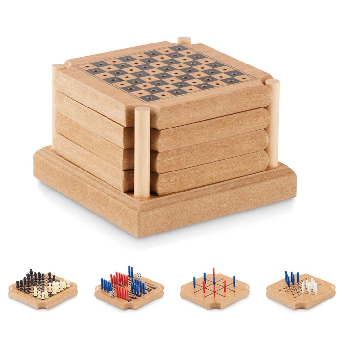4-teiliges Untersetzer-Spielset