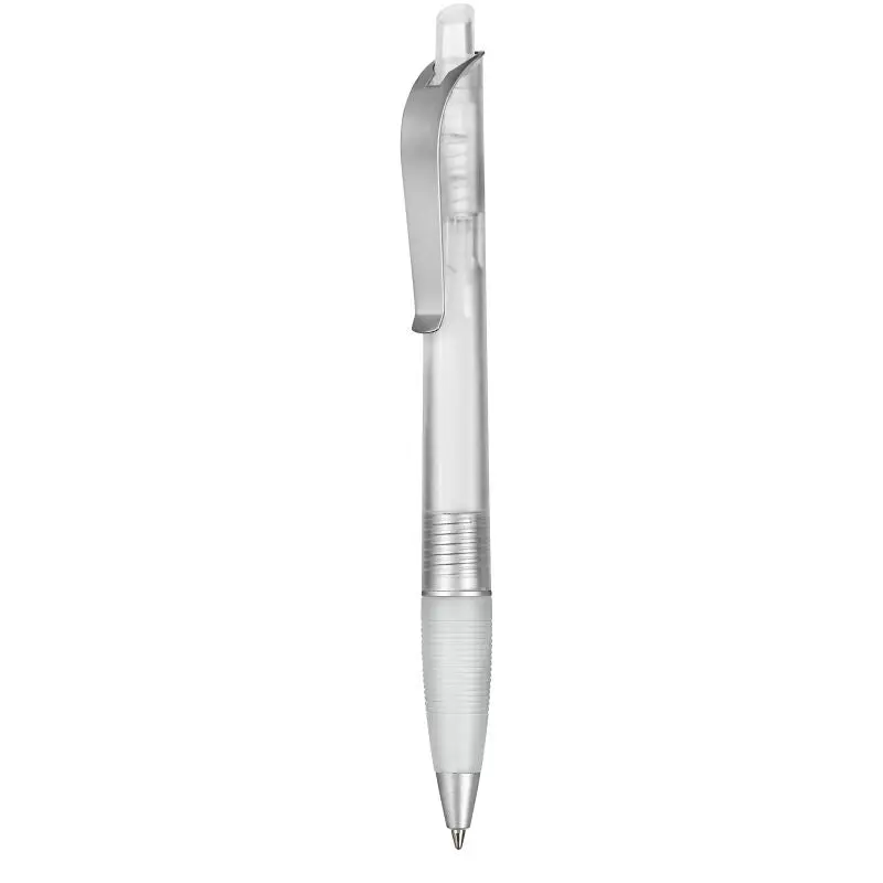 Kugelschreiber BOND FROZEN - Frost-Weiß, Eleganter Kühler Schreibstift
