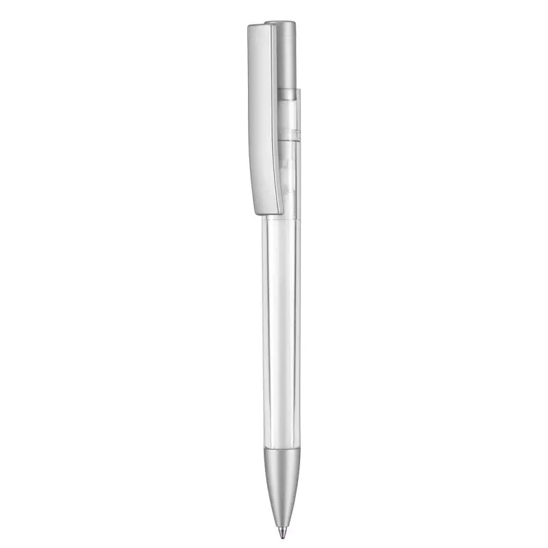 Kugelschreiber STRATOS TRANSPARENT SI - Durchsichtiger, Moderner Schreibstift