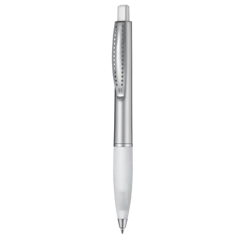 Kugelschreiber CLUB SILVER - Transparenter, Eleganter Silberstift
