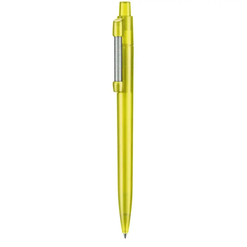 STRONG TRANSPARENT Kugelschreiber in Ananas-Gelb – Robust & Durchscheinend