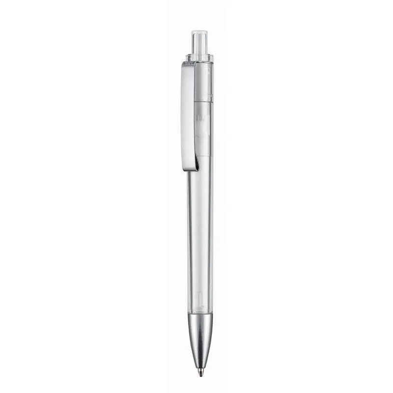 Kugelschreiber EXOS TRANSPARENT - Durchsichtiger, Moderner Schreibstift