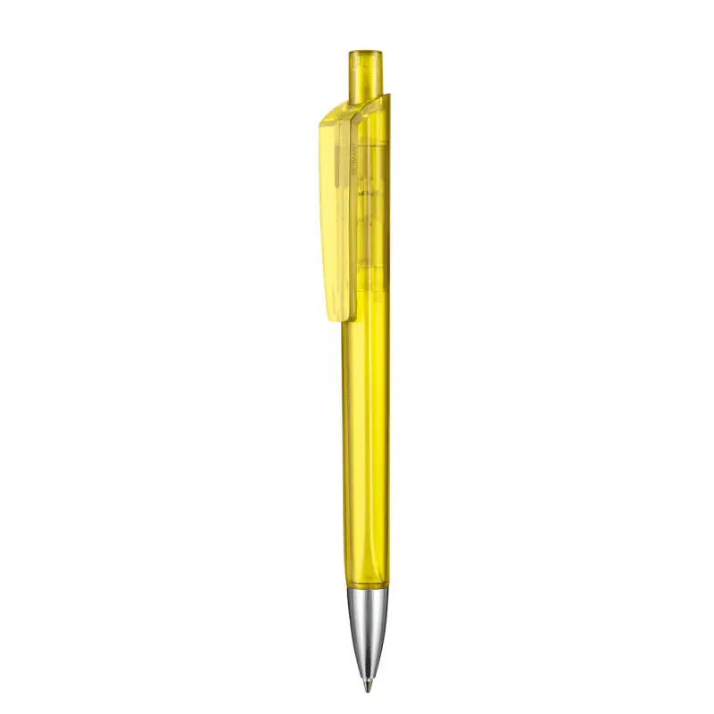 TRI-STAR TRANSPARENT Kugelschreiber in Ananas-Gelb – Ideal für Büro & Freizeit