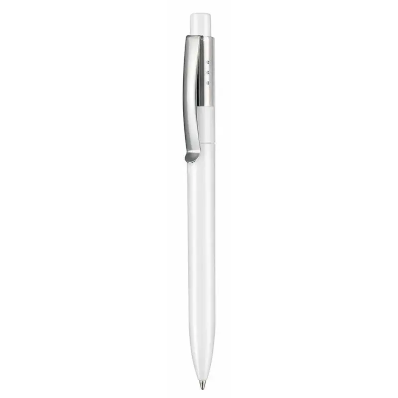 Kugelschreiber ELEGANCE - Schlichtes Weiß, Stilvoller Eleganter Schreibstift