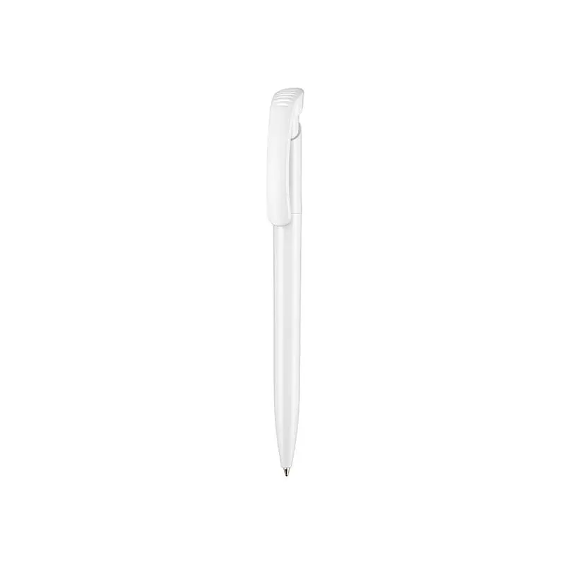 Kugelschreiber CLEAR - Transparent Weiß, Eleganter Durchsichtiger Stift